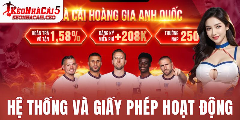 Hệ thống và giấy phép hoạt động